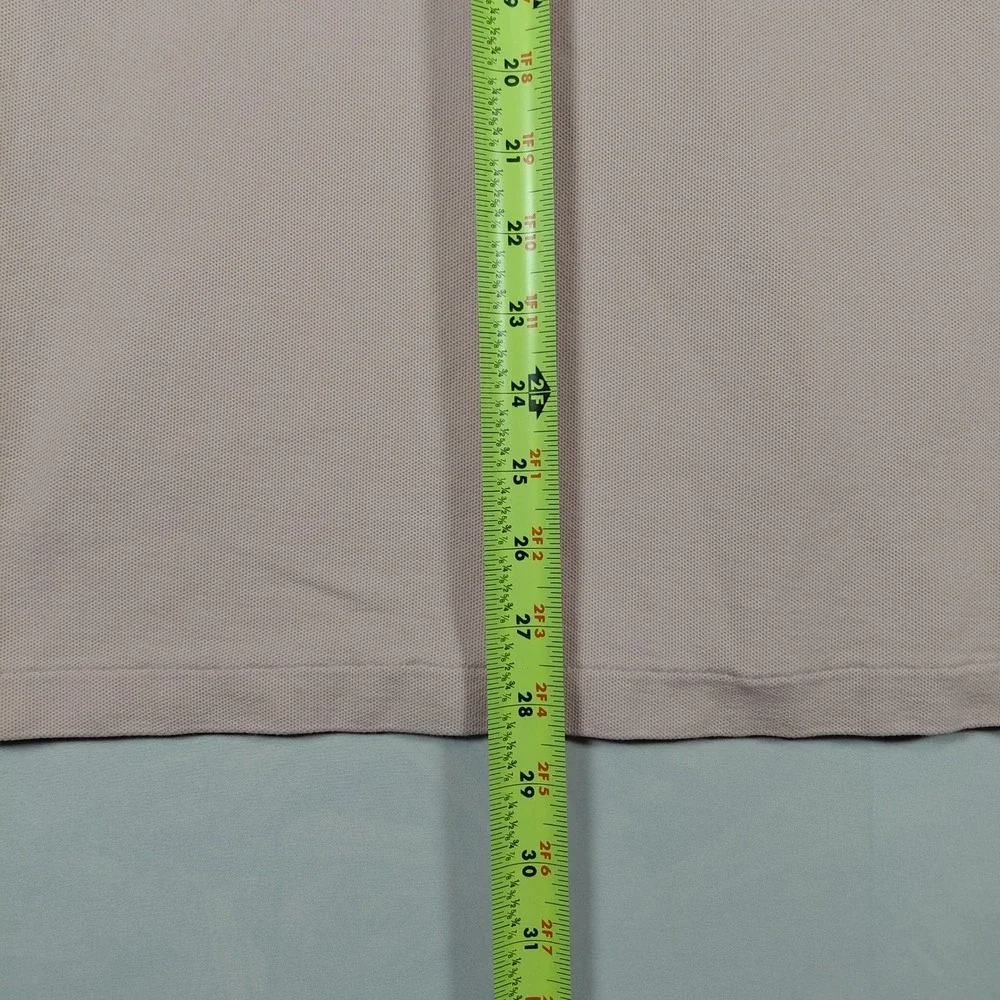Patagonia Mens XL Pink Organic‎ Cotton Short Sleeve Pique Polo Shirt